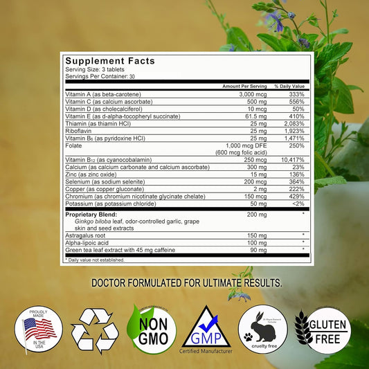 Imagen comparativa de frasco viejo y nuevo de Healthy Horizons.