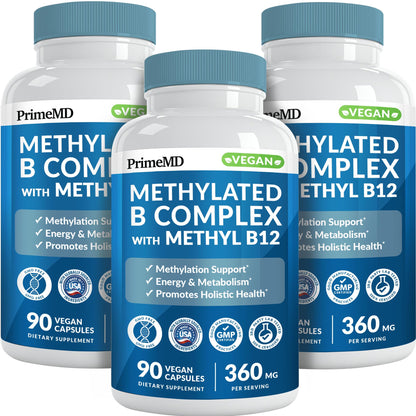 Cápsulas de Complejo B Metilado Premium PrimeMD