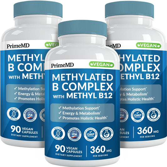 Cápsulas de Complejo B Metilado Premium PrimeMD