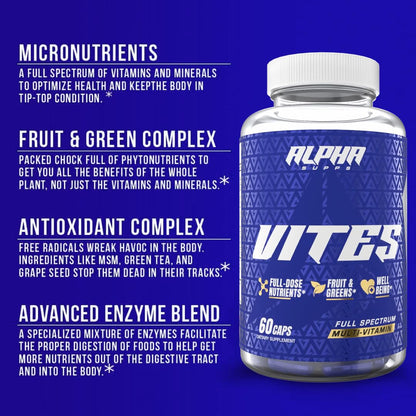 complejo de micronutrientes multivitamínico alpha