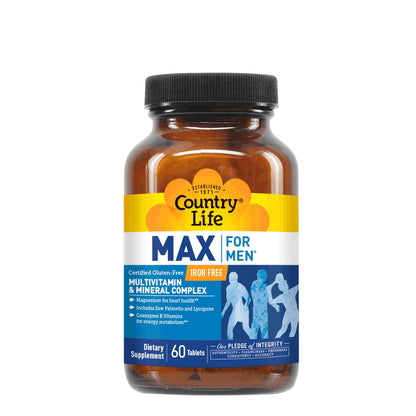 Complejo mineral y multivitamínico Country Life, 60 tablets