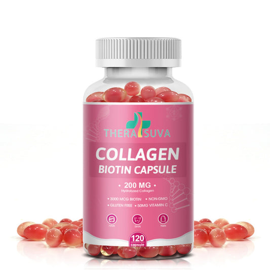 Complejo multi colágeno con biotina y vitamina c suplemento belleza