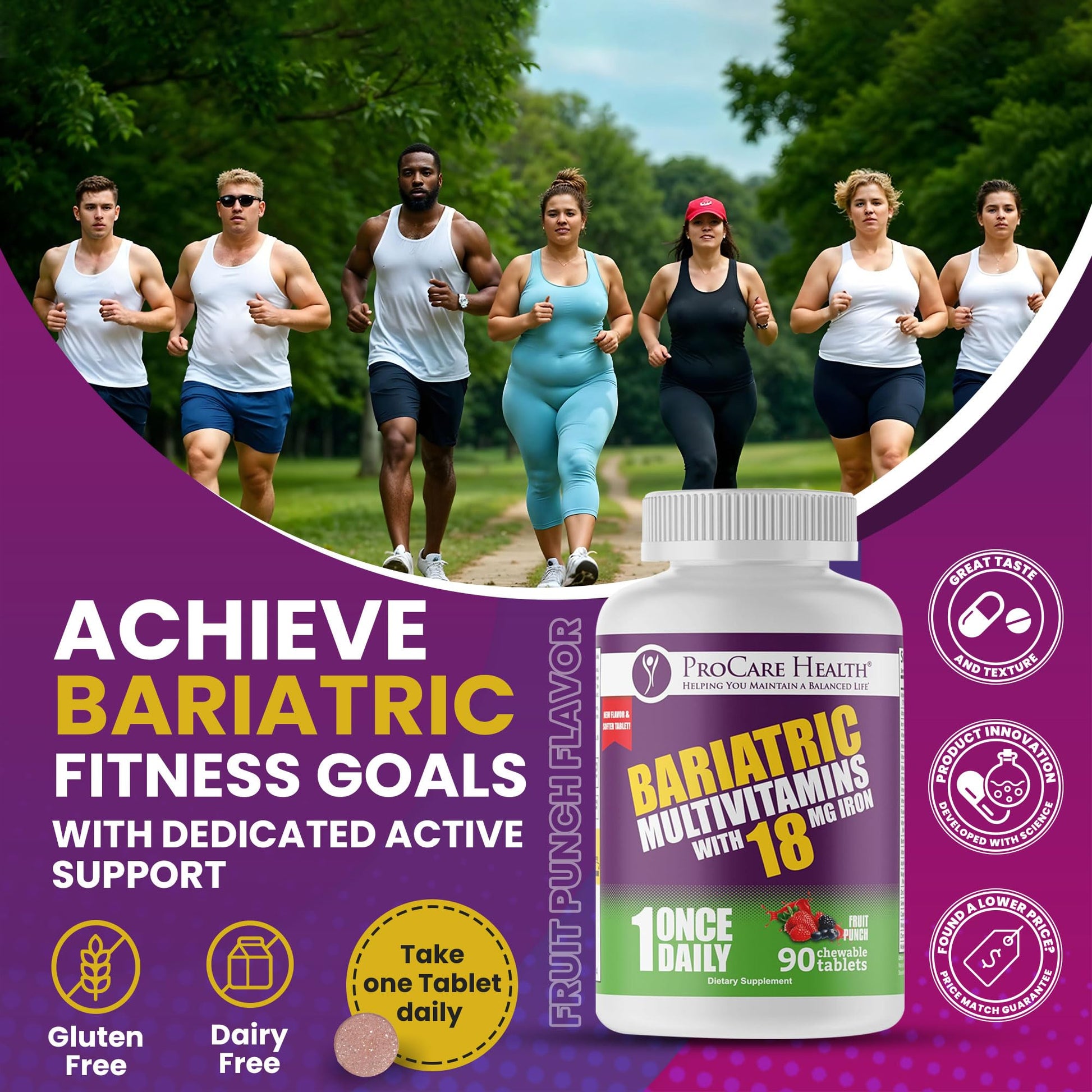 complejo multivitamínico bariátrico para salud post cirugía