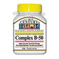 Complejo vitamina b-50 21st century paquete 60 tabletas