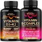 Complejo de Vitamina B y D3 K2 NUTRAHARMONY