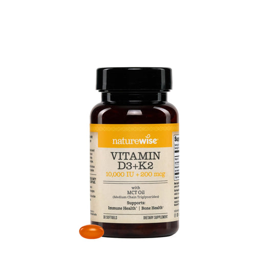 Complejo Vitamina D3 K2 NatureWise cápsulas veganas 30 unidades