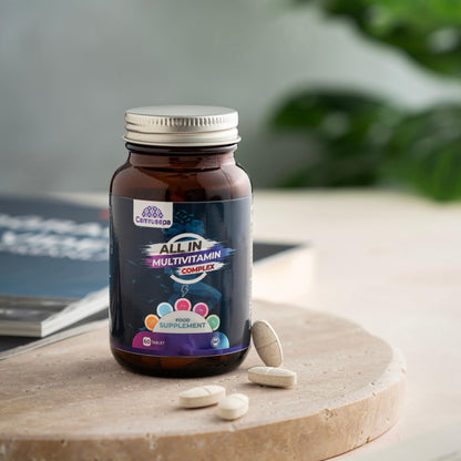 Complejo vitamínico con hierro para apoyo metabólico e inmunológico