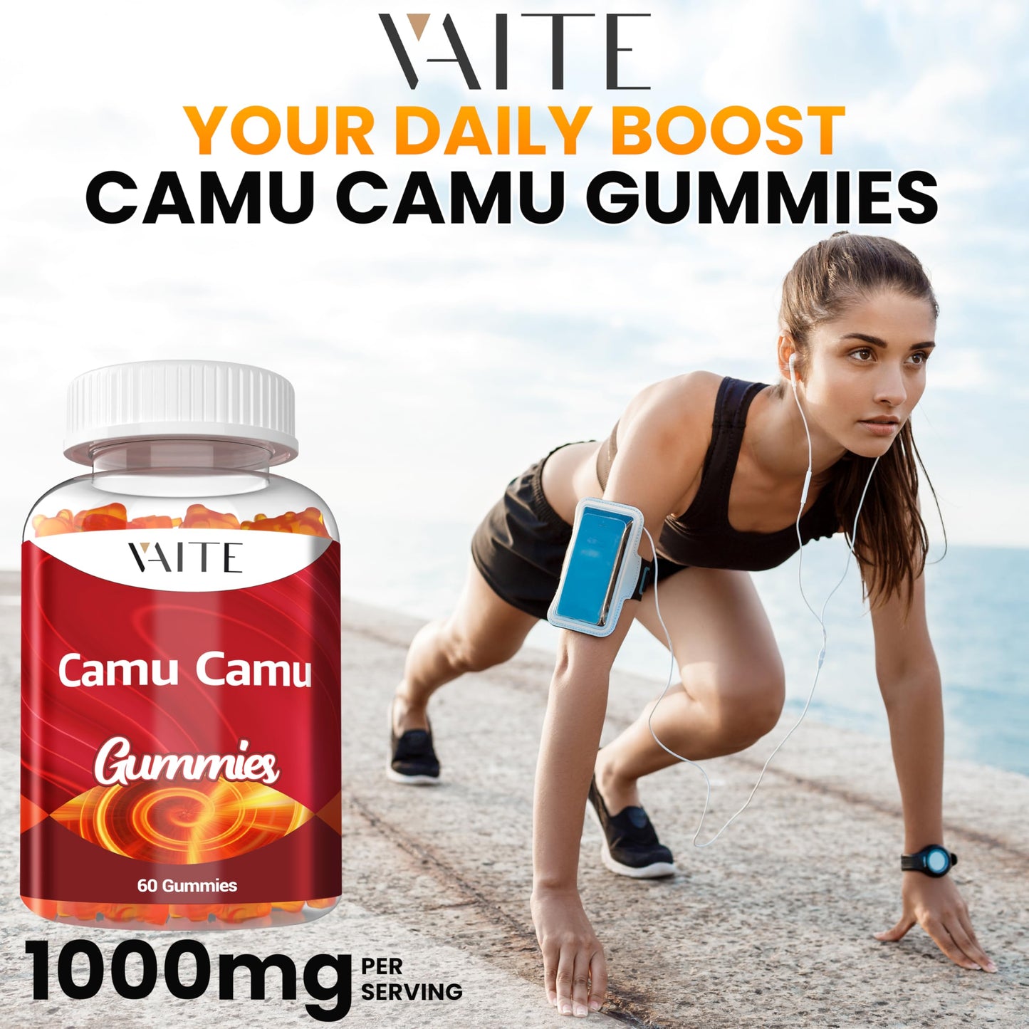 Complemento vitamínico camu camu para vitalidad y energía