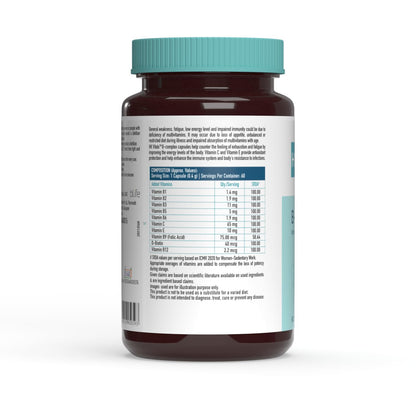 Composición de multivitaminas para mujeres HealthKart