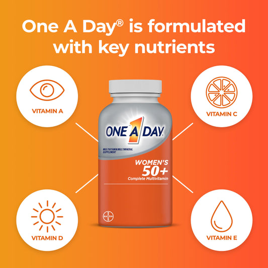 Multivitaminas One A Day compuesto de vitaminas A, C, D, E y zinc.