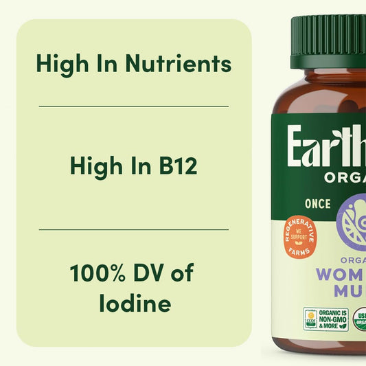 Composición nutricional del multivitamínico EarthFirst