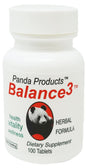 Comprimidos Balance 3 de Panda Products con panda en etiqueta