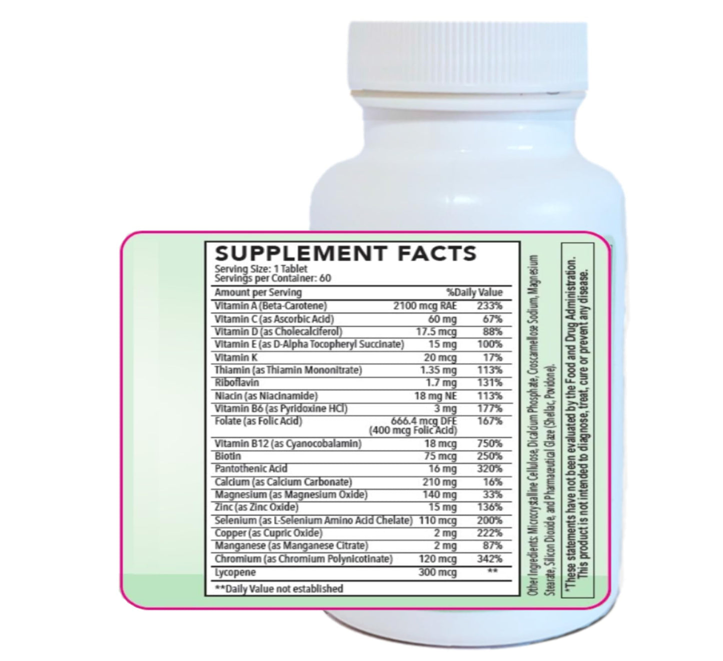 Comprimidos multivitamínicos NatureMak - soporte hombre.