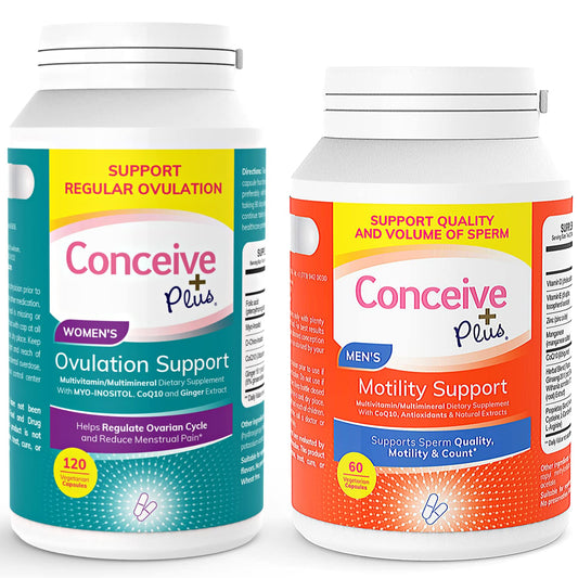 CONCEIVE PLUS cápsulas soporte de ovulación y fertilidad para PCOS