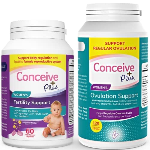 CONCEIVE PLUS suplemento fertilidad femenina ovulación 180 cápsulas