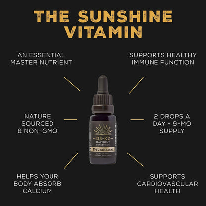 Concentrado Daylight vitamina D3 K2 apoyo inmunitario y óseo