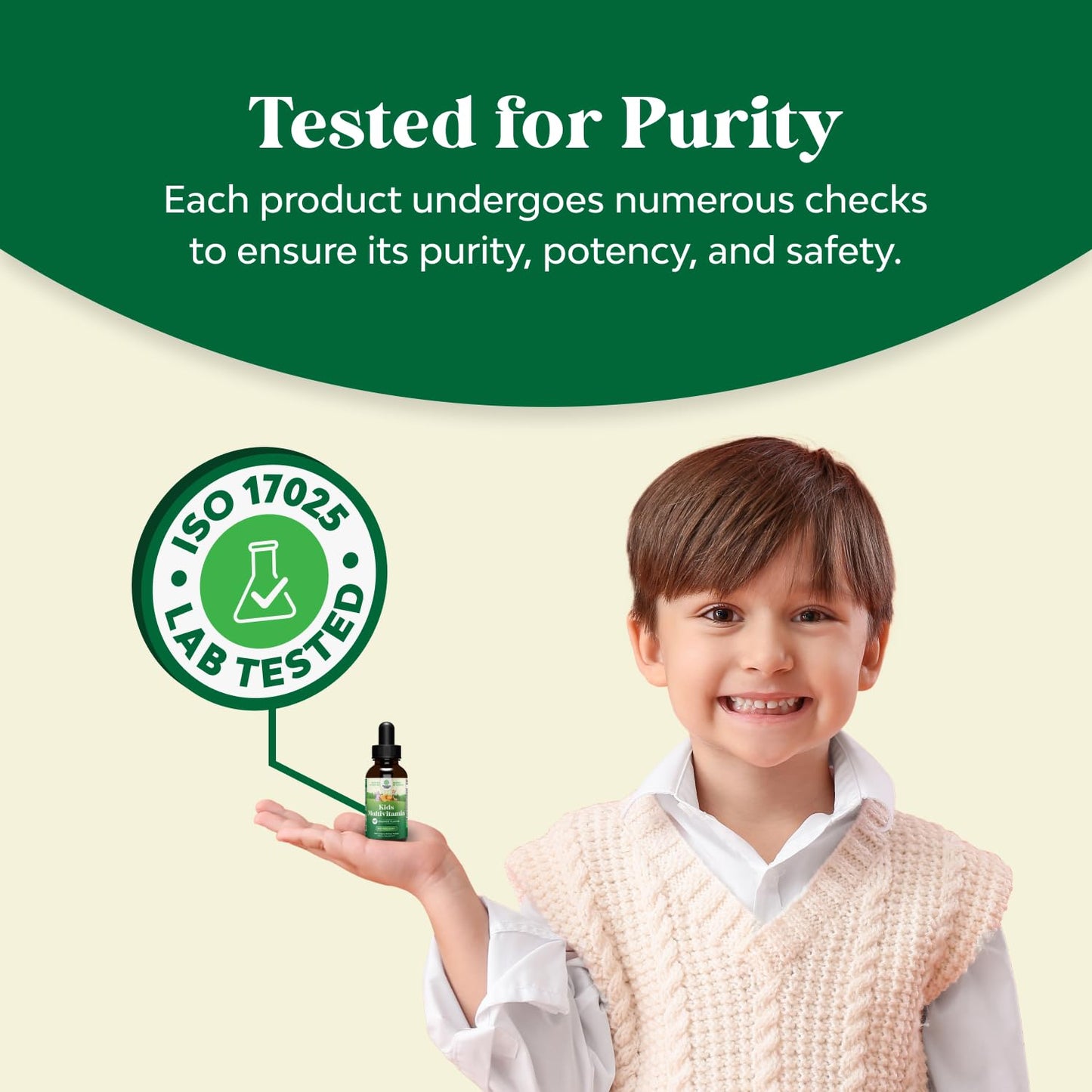 Confianza y calidad Nature's Craft en vitaminas para niños.