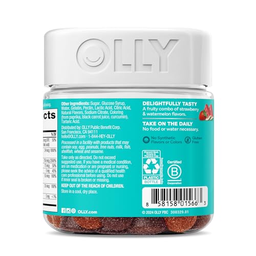 Contenido de la caja Olly gomitas multivitamínicas