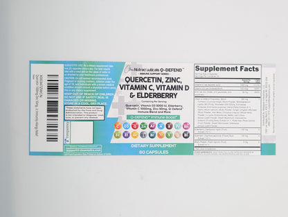 Contenido cápsulas suplemento inmunidad Clean Nutraceuticals