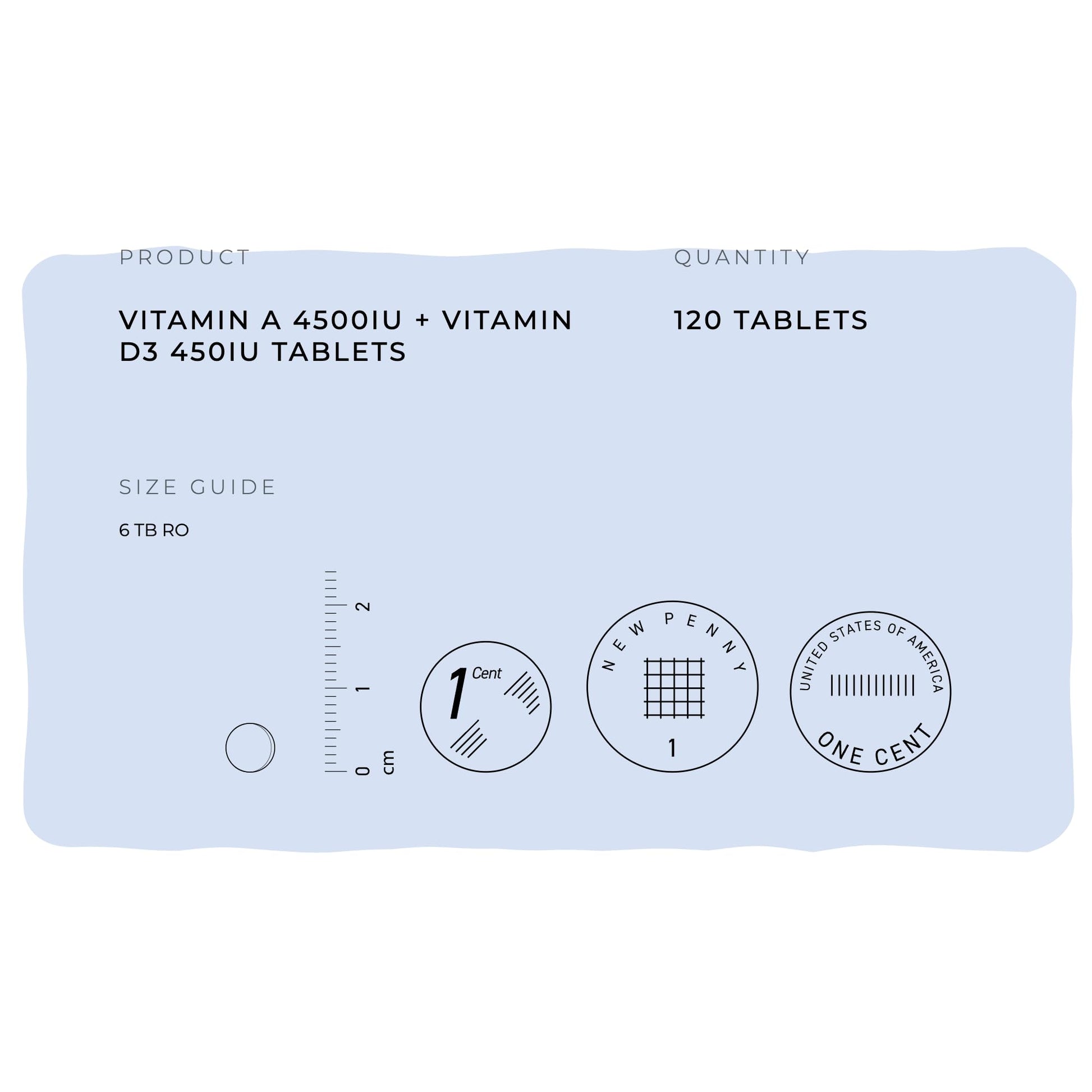 Contenido interior Fitness Health Vitamina A 120 tabletas