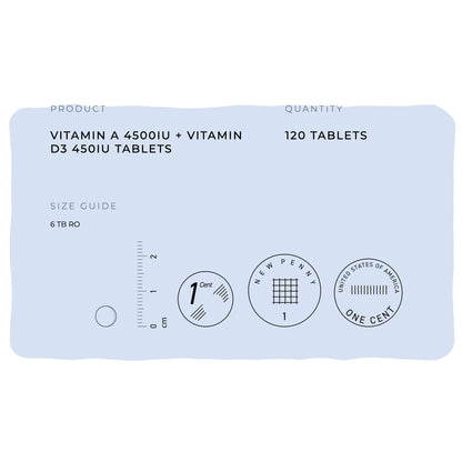Contenido interior Fitness Health Vitamina A 120 tabletas