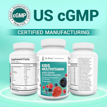 Contenido nutricional multivitaminas Dr. Berg niños