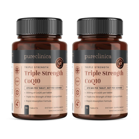 Paquetes de CoQ10 fermentado pureclinica con vitamina C para salud celular
