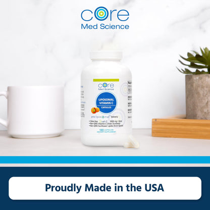 Core Med Science cápsulas vitamina C liposomal calidad premium
