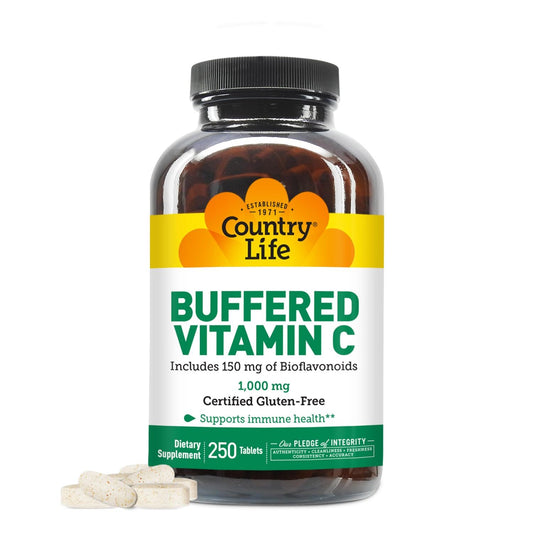 Country Life Vitamina C 1000mg cápsulas 250 unidades paquete frontal