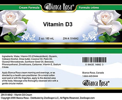 Crema hidratante vitamina d3 bianca rosa cuidado piel