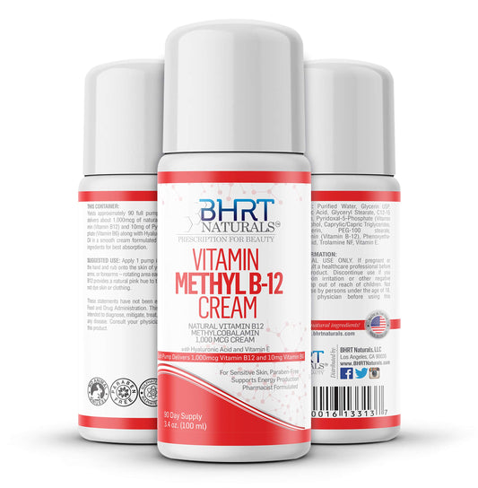 Crema Vitamina B12 1000mcg BHRT Naturals envase