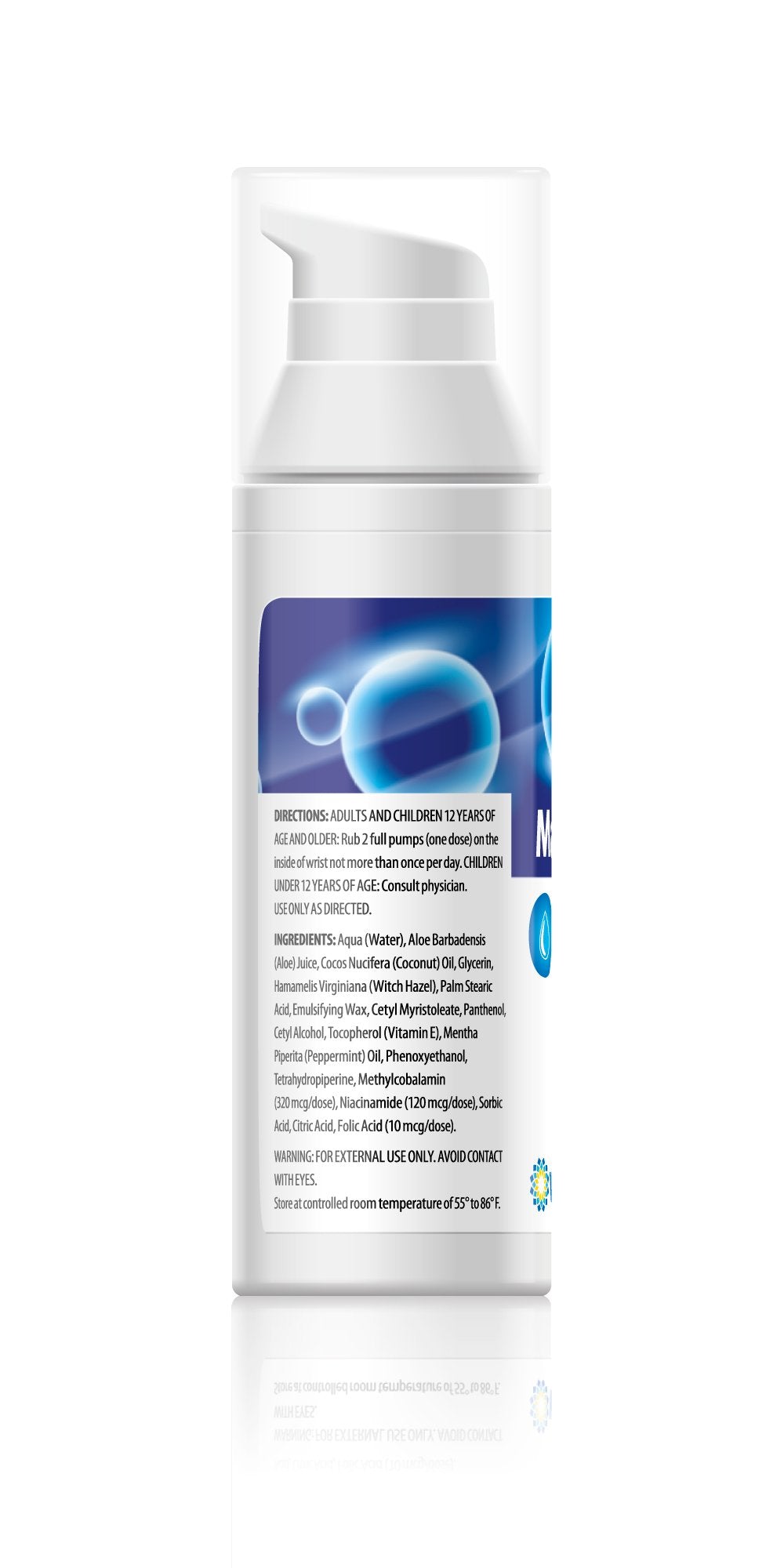 Crema de vitamina b12 sin grasa Maxasorb para máxima absorción