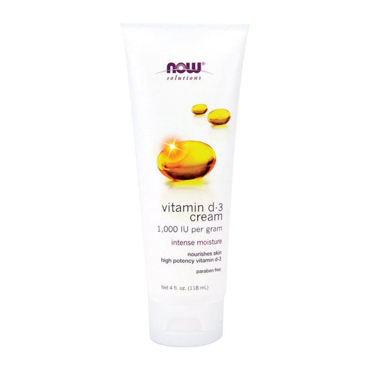 Crema vitamina d-3 Now Foods paquete 5 para piel seca