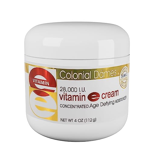 Crema vitamina e 28000 iu colonial dames para piel seca y agrietada