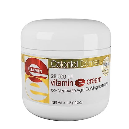 Crema vitamina e 28000 iu colonial dames para piel seca y agrietada