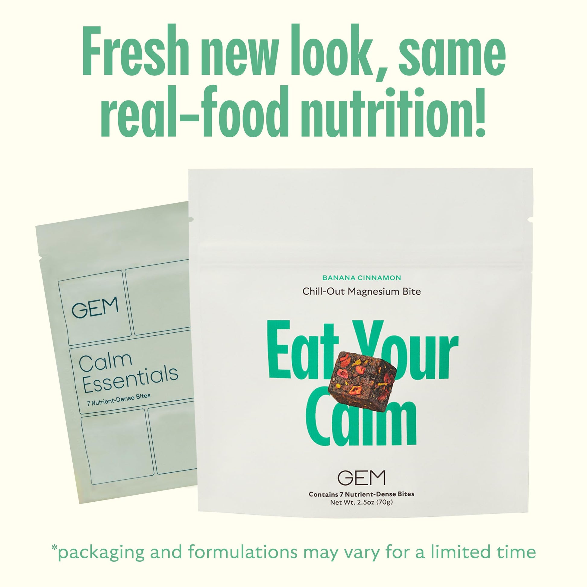 Cuadro nutricional de GEM Bite