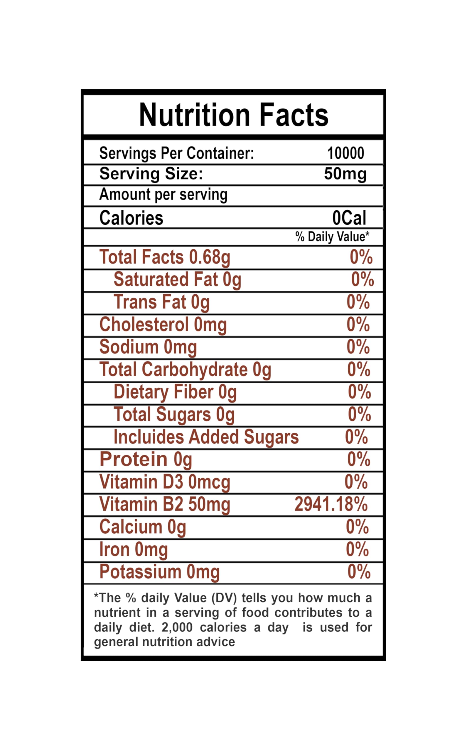 Cucharada de polvo Vitamina B2 KJC Nutra