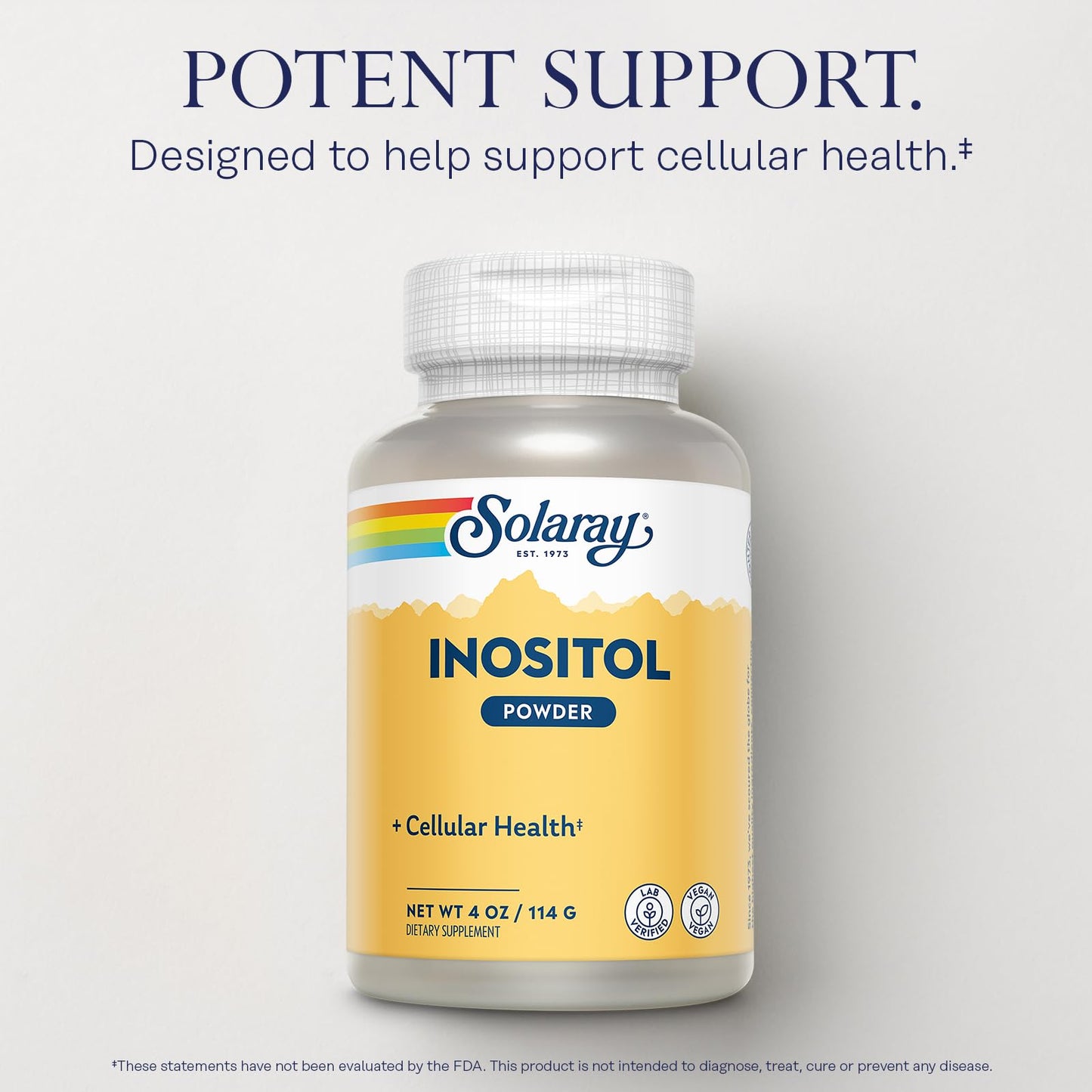 Cucharadita de polvo de inositol solaray