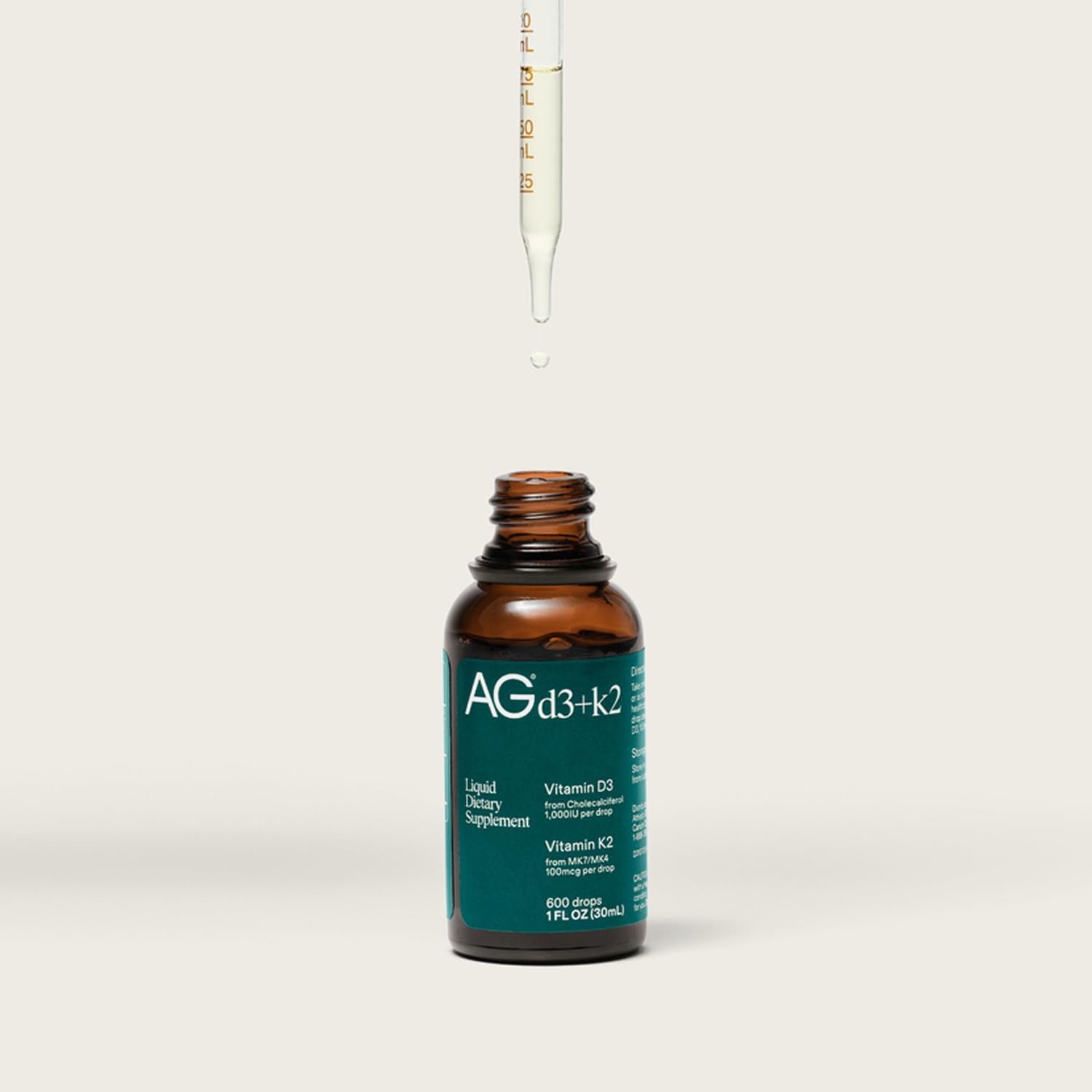 Cuentagotas para gotas vitamina d3 k2 ag1