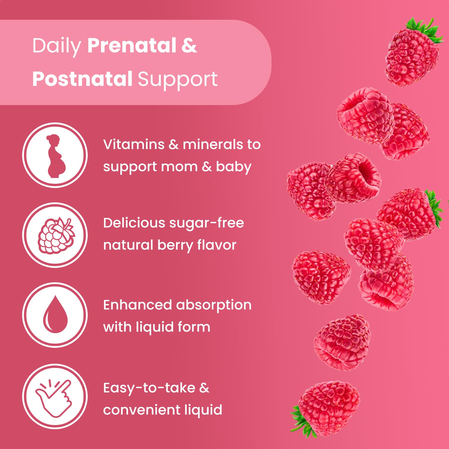 Cuidado integral salud vaginal con probióticos Mothers Promise