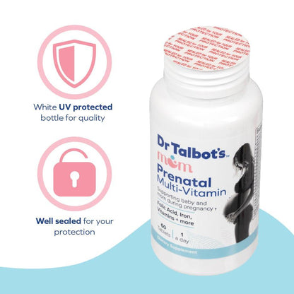 Cuidado prenatal Dr. Talbot's Mom 60 tabletas para embarazo