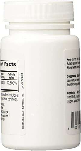 D3-50 cápsulas vitamina D3 Bio-Tech Pharmacal closeup