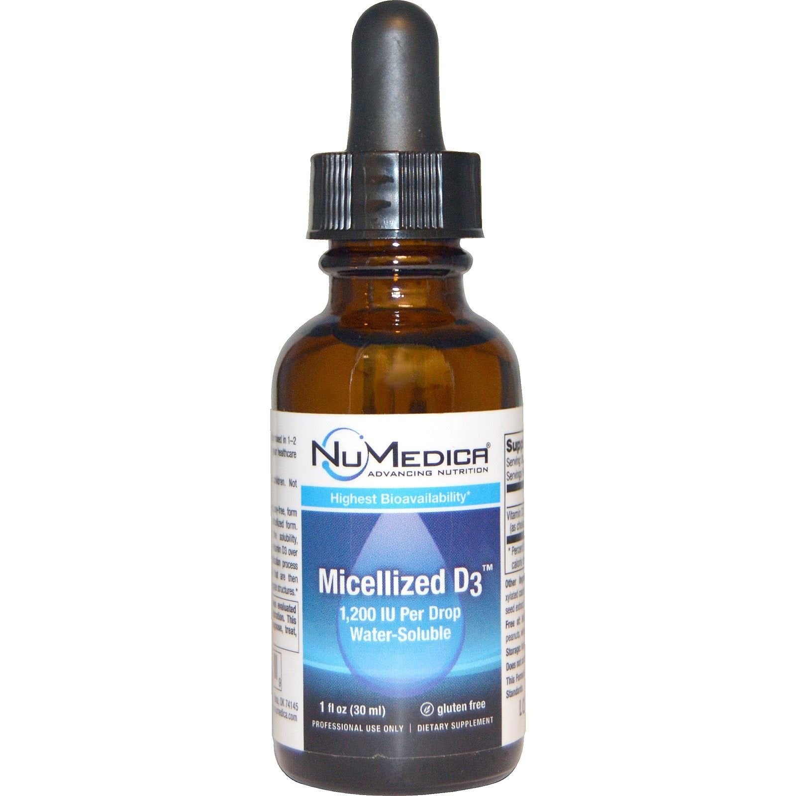 Botella de D3 micelizado 1200 alta potencia 1 onza