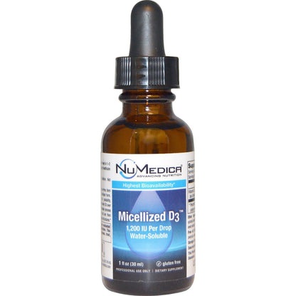 Botella de D3 micelizado 1200 alta potencia 1 onza