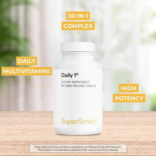 Daily 1 multivitamínico alta potencia, complejo 30 en 1