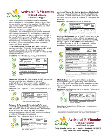 Daily Manufacturing Pantesin Pantetina suplemento vitamina b5