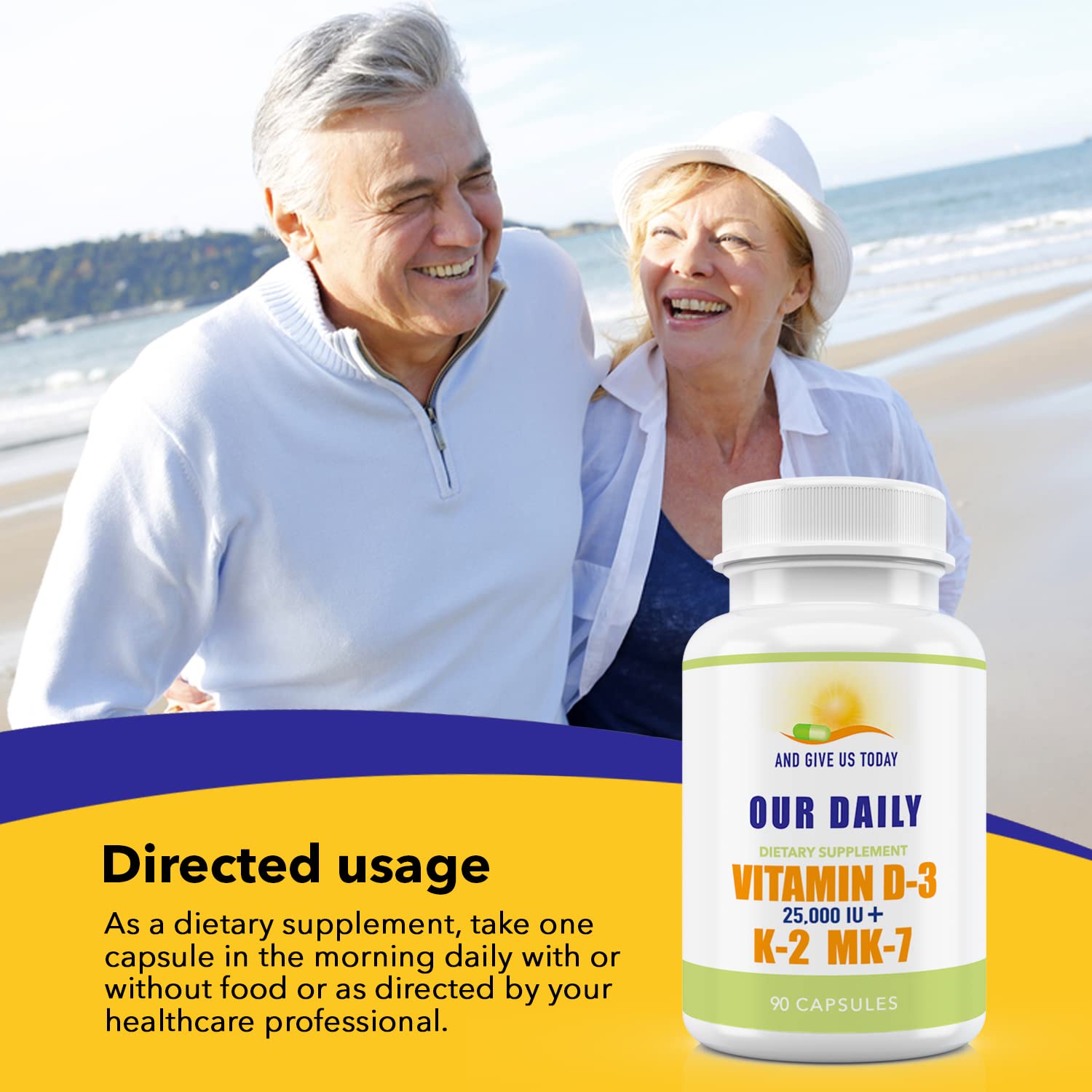 Daily Vites suplemento vitamina d3 k2 para inmune y huesos