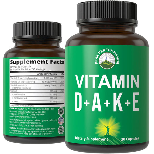 DAKE suplemento vitamina adk e en cápsula vegana