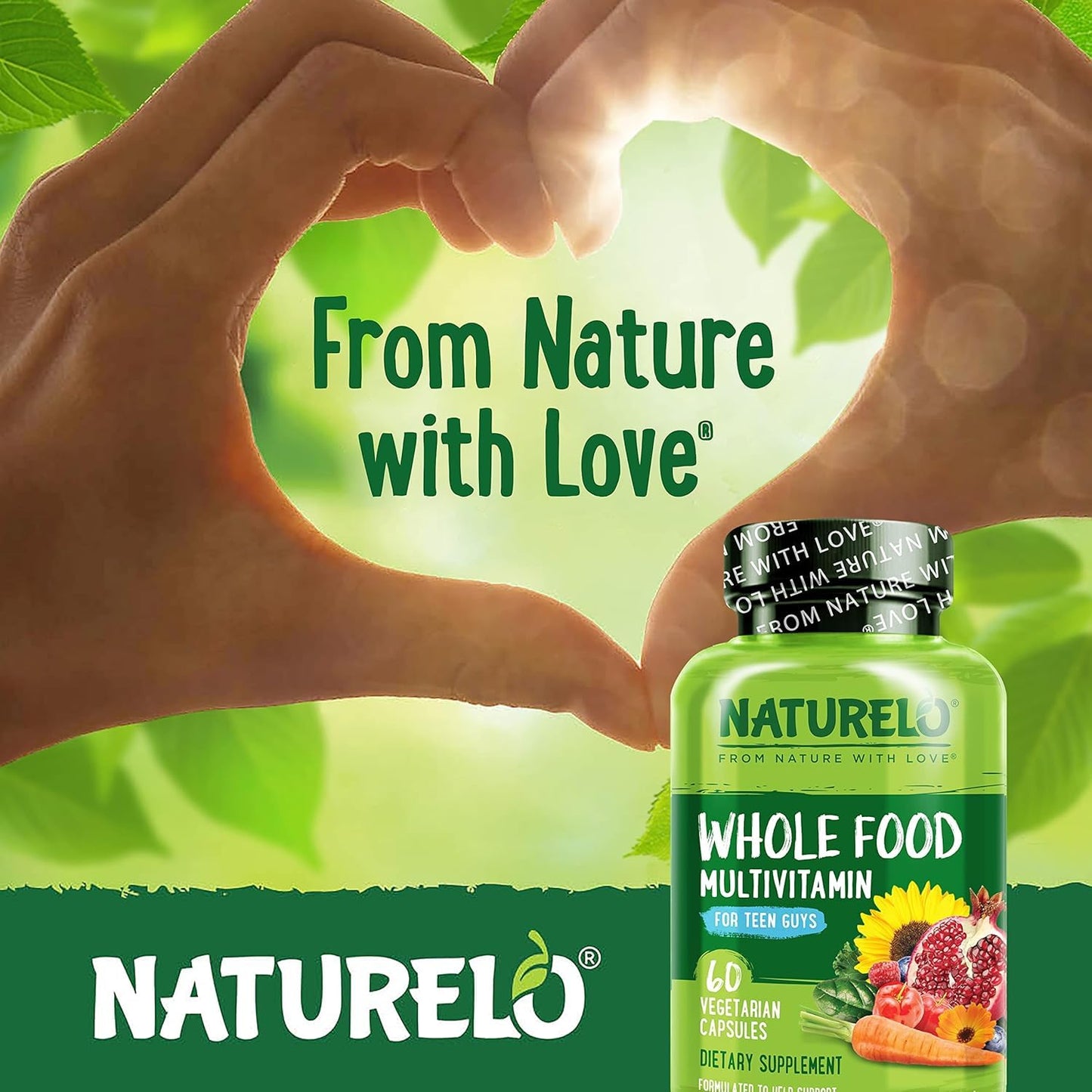 Datos adicionales multivitamínico NATURELO para adolescentes