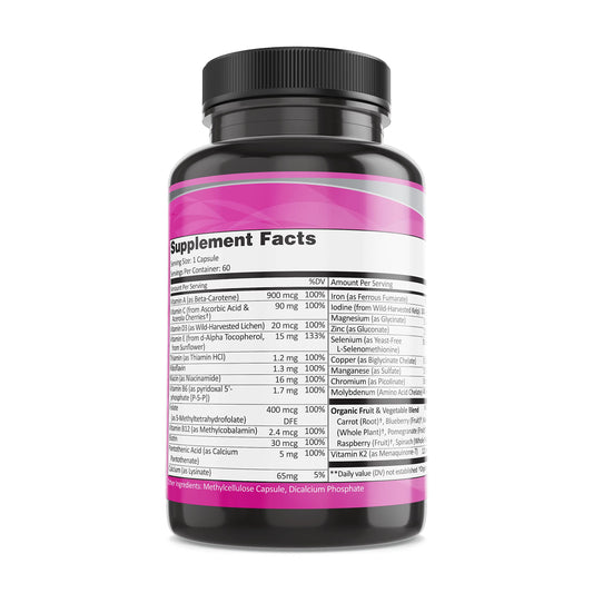 Datos de suplementos de Pure By Nature